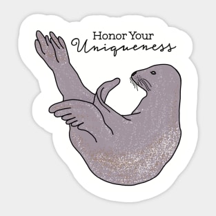 Seal Yoga Sticker